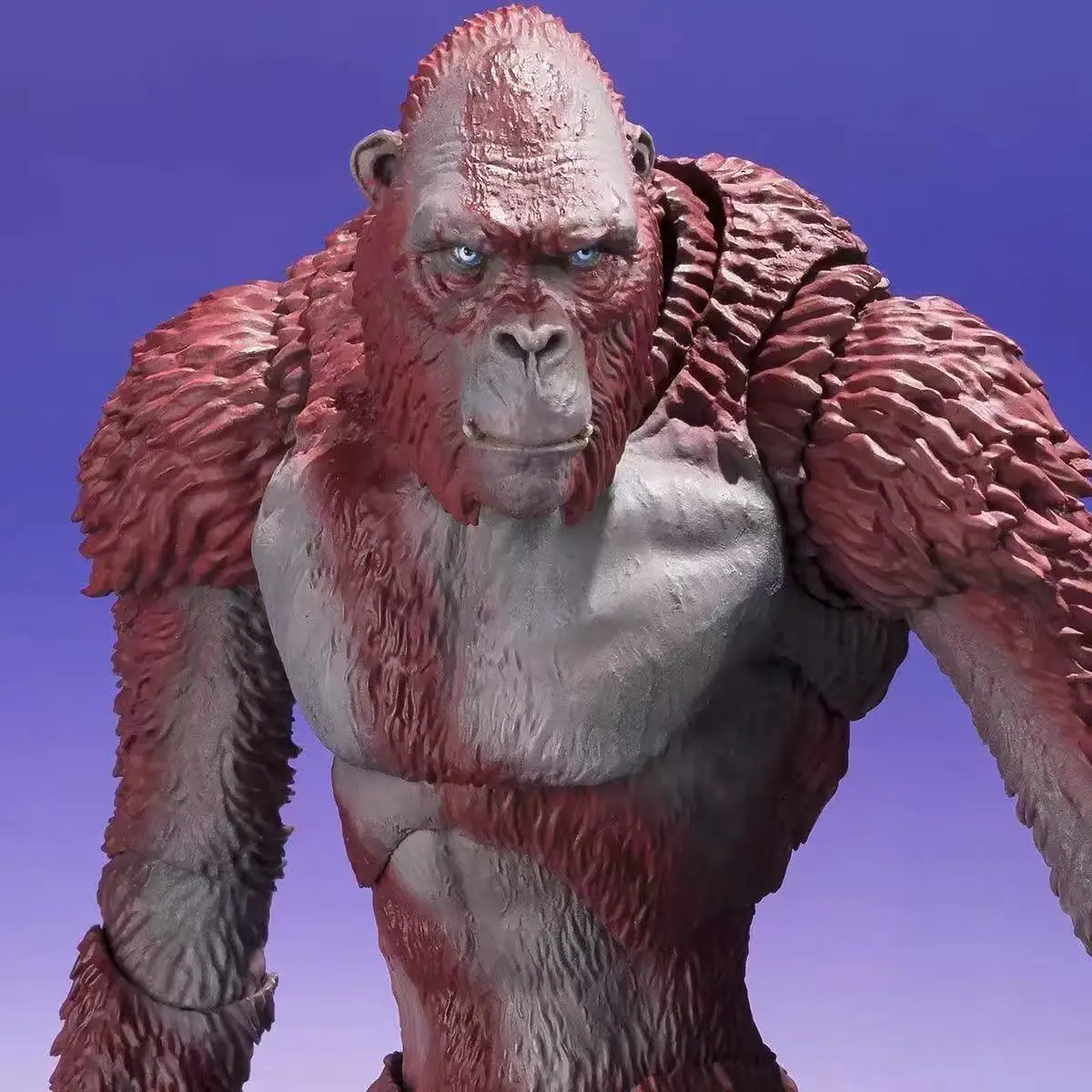 Bandai Soul Limited SHM Godzilla contre. King Kong 2 Scar King Giant Ape Modèle fini mobile Handifit