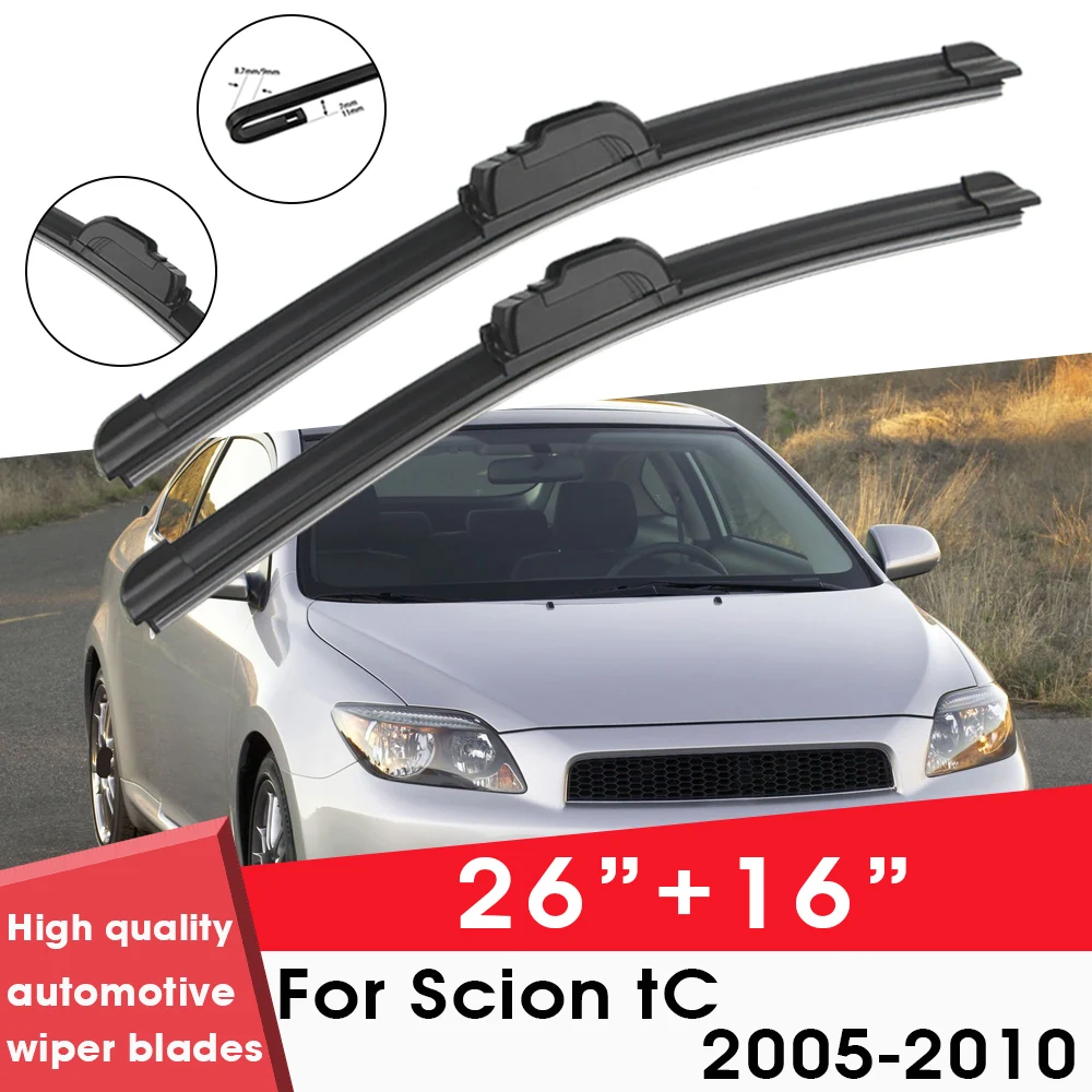 

BEMOST Car Wiper Blades Front Window Windshield Rubber Refill Wiper For Scion tC 2005-2010 26"+16" Car Accessories