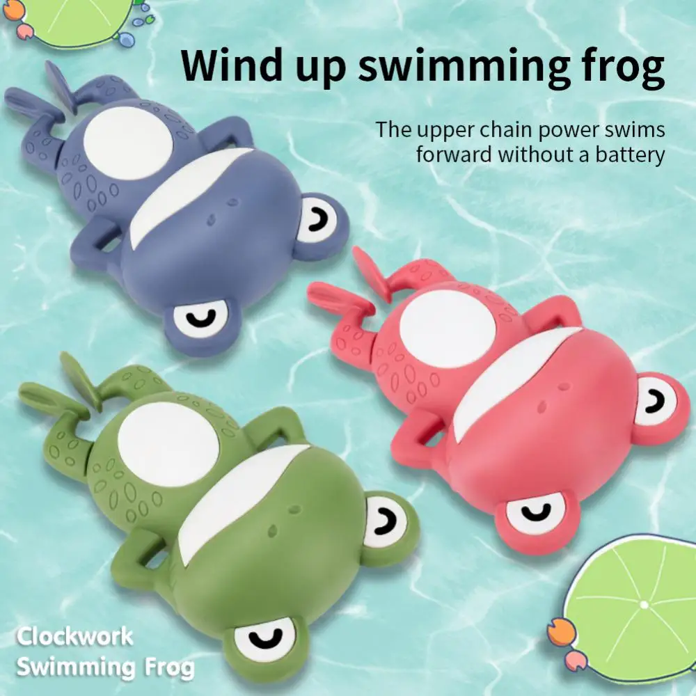 2PCS Bathroom Supplies Funny Baby Bathing Toy Buoyancy More Than 18 Months Beach Toys Bathing Toys Floating Swimming Frog