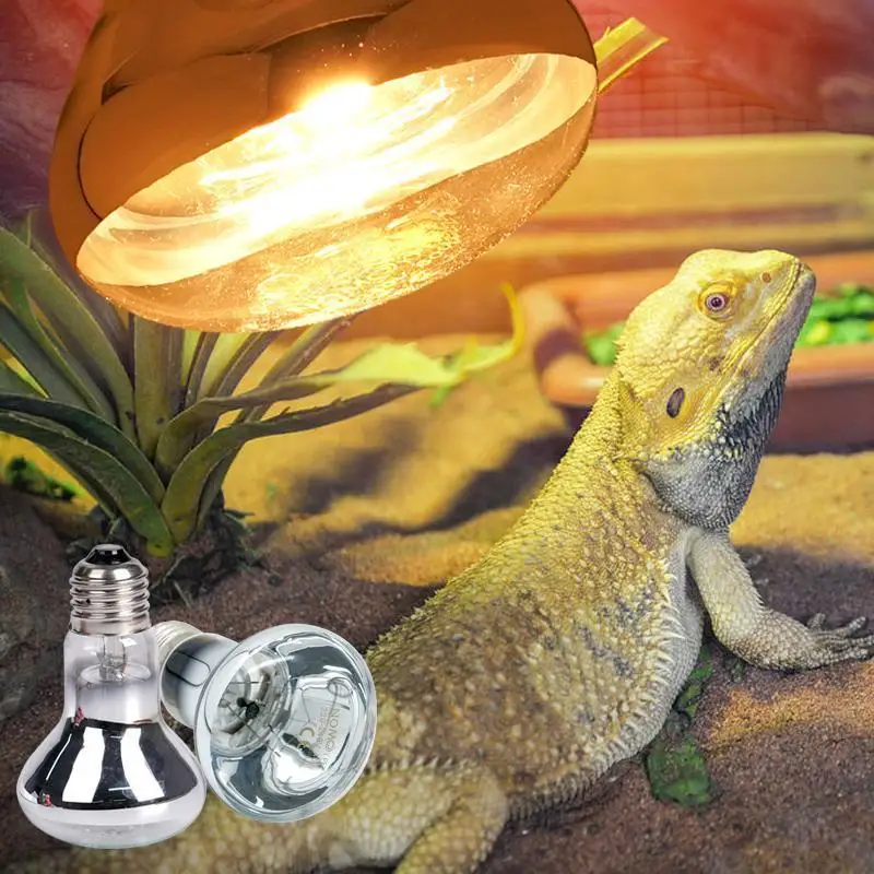 Uva+Uvb Reptile Lamp Full Spectrum Sun Light Lamp 40W/60W Pet Calcium Supplement Lamp Pet Turtle Lizard Basking Heating Lamps