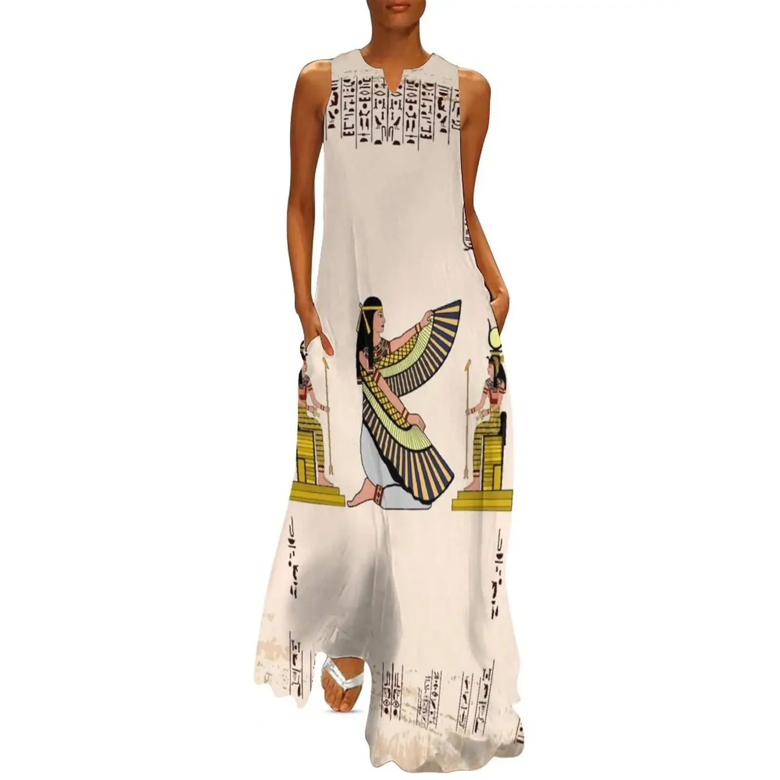 

Ancient Egypt Long Dress Evening gown dresses for woman women's clothing trend 2025 summer dress for women 2025 Dress