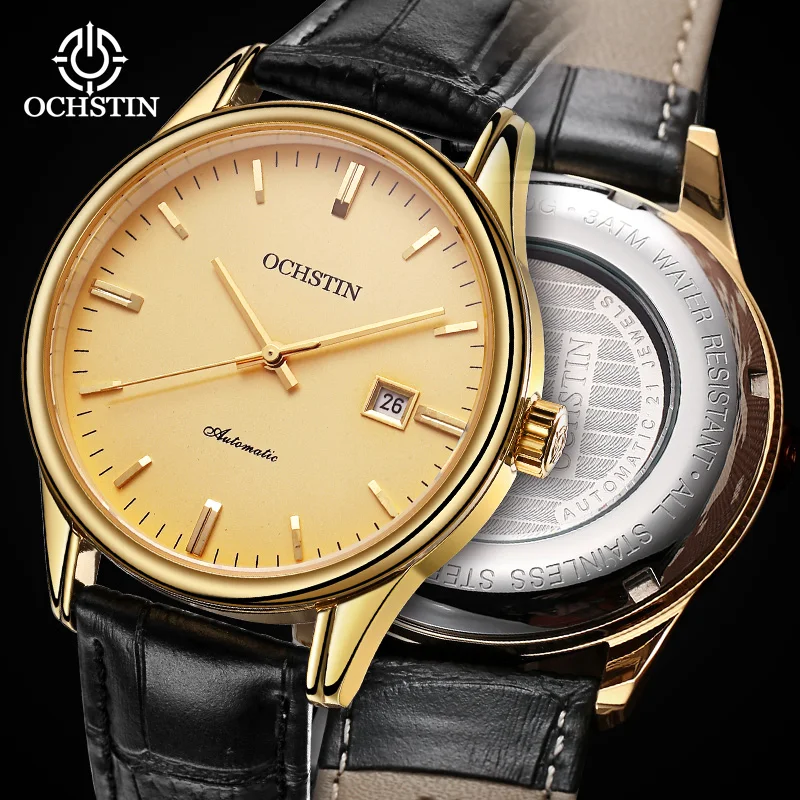 

OCHSTIN Top Brand Sports Men Mechanical Wristwatch Sapphire Luxury Automatic Watch Men's Stainless Steel Waterproof Clock