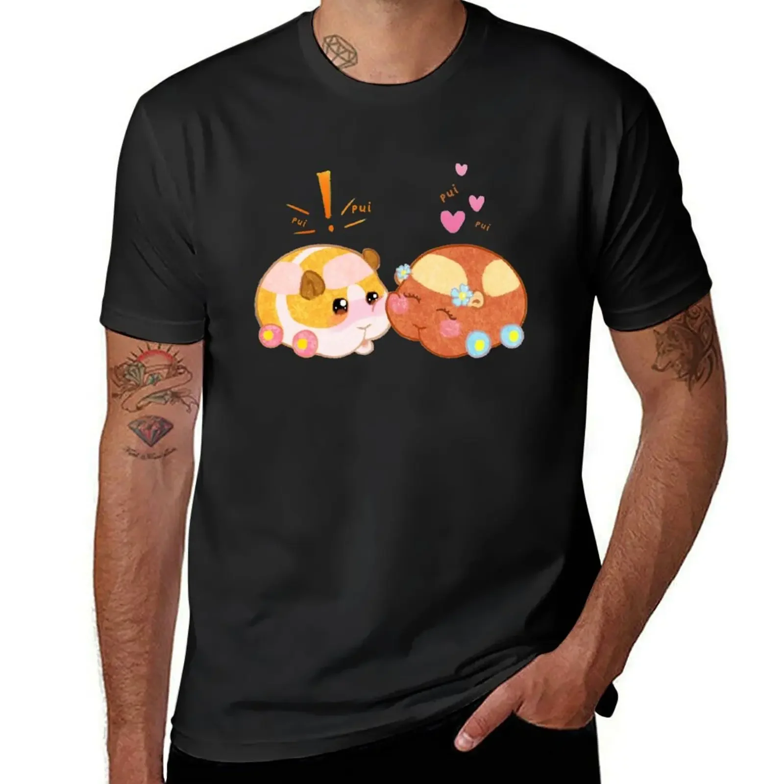 

Pui Pui Molcar - Potato and Choco Confession! T-Shirt cotton graphic tees cute tops men t shirt