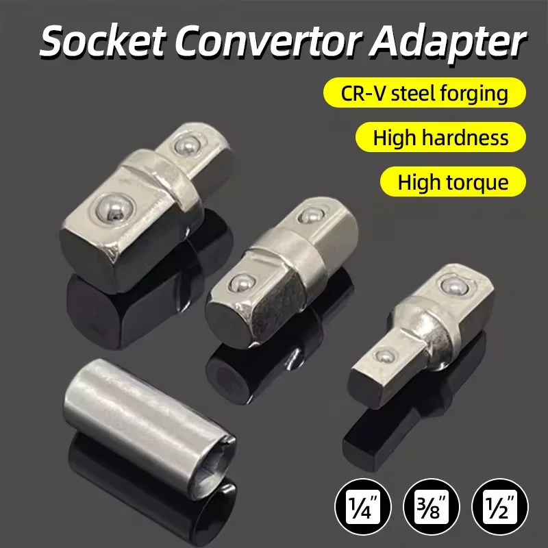 

Socket adapter Converter Reducer Set 3/8 To 1/2 3/8 1/4 1/2 To 1/2 Impact Drive Ratchet Wrench Socket Adaptor Repair Hand Tools