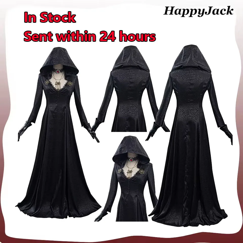 

Fast Shipping Resident Cosplay Costume Vampire Lady Dress Outfits Adult Female Girls Halloween Carnival Party Disguise Suit