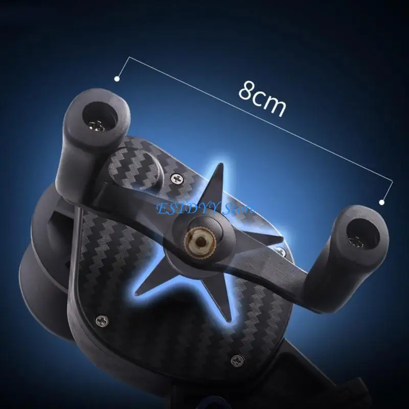 

G6DE Portables Fishing Line Spooling Tool Antirust Solid Line Winders Fishing Tool for Saltwater and Freshwater Anglers