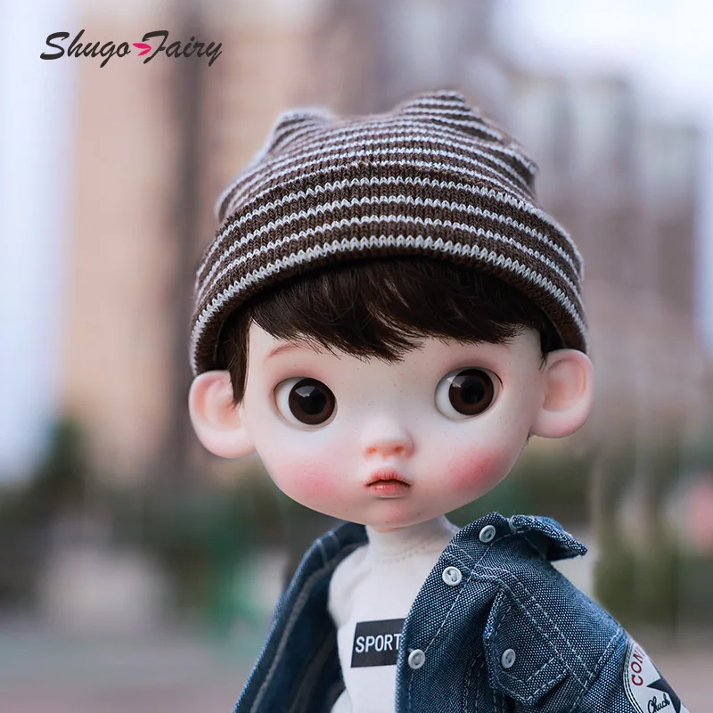 ShugaFairy 1/6 Sibyl Bjd Dolls Cute Pout Face Angry Expression Teenage Jeans Style High Quality Doll Ball Jointed Dolls