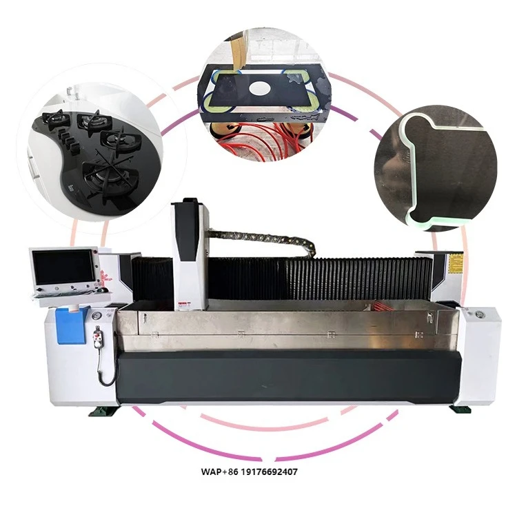 Auto Tool Changing CNC Glass Processing Center Glass Edging Drilling Milling and Polishing Machine