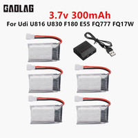 702030 3.7v Lipo Battery For Udi U816 U830 F180 E55 FQ777 FQ17W Hubsan H107 3.7v 300mah For Syma X11C FY530 RC Drone Battery