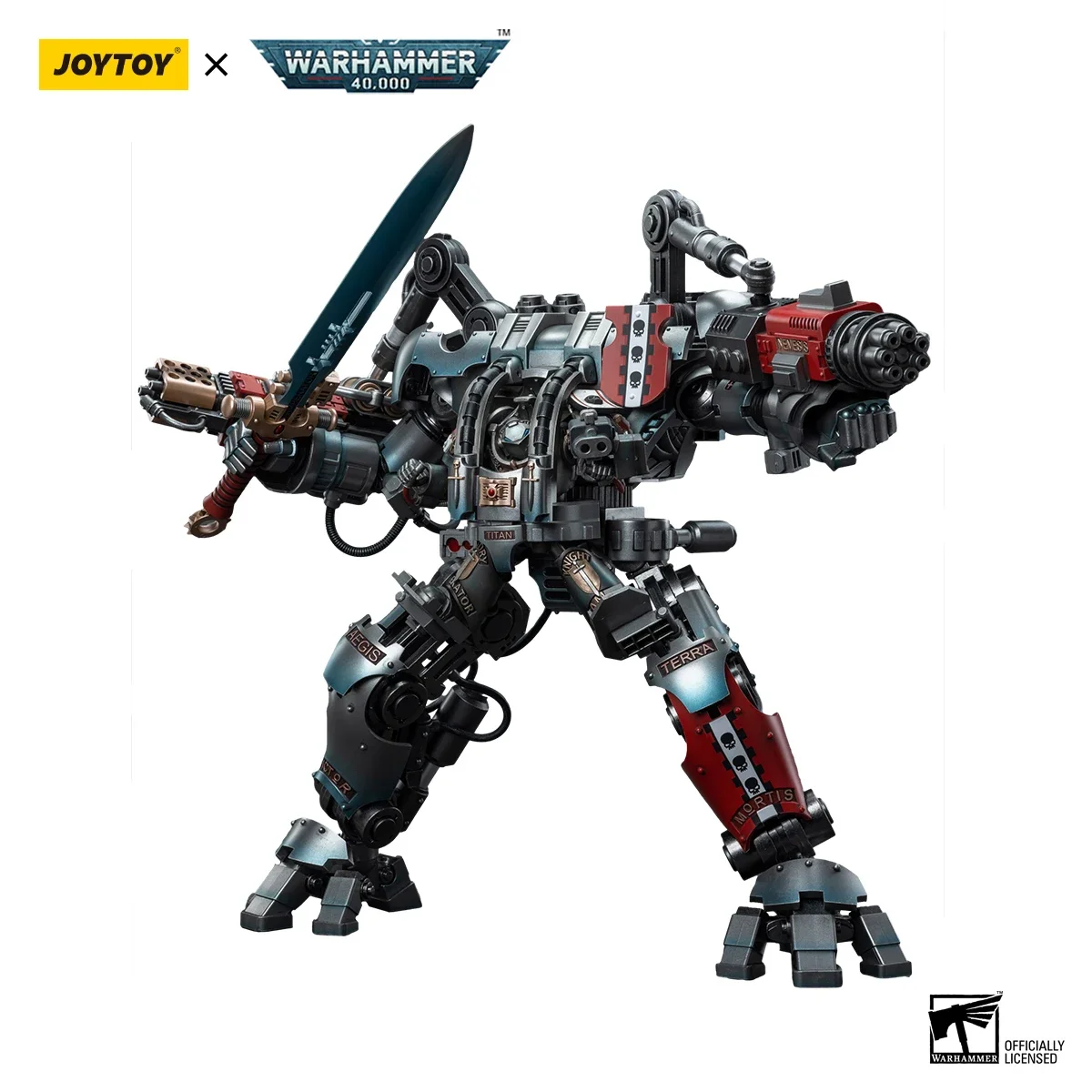 

JOYTOY Warhammer 40K 1/18 Action Figure 42cm Grey Knights Nemesis Dreadknight Mecha Anime Model