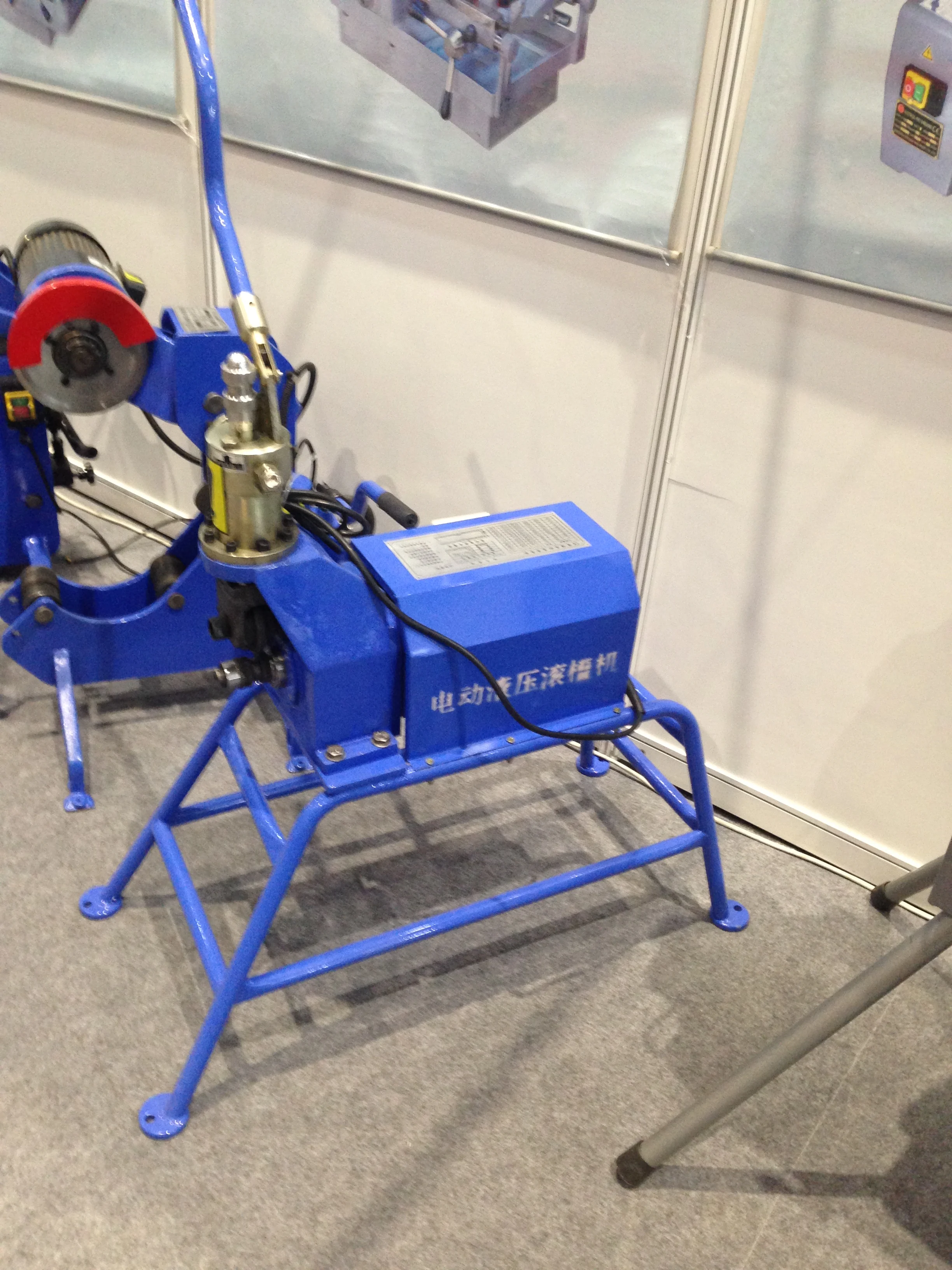 Goedkope Rol Groefmachine 1 Inch Tot 12 Inch Stalen Pijp Groover Machine 1100W