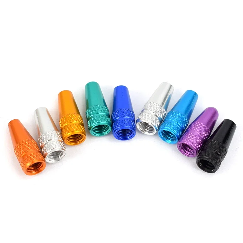 4pcs Aluminum Alloy Bicycle Tire Prest Valve Cap MTB Road Bike Covered Protector Road MTB Tyre Dustproof Bike Presta Valve