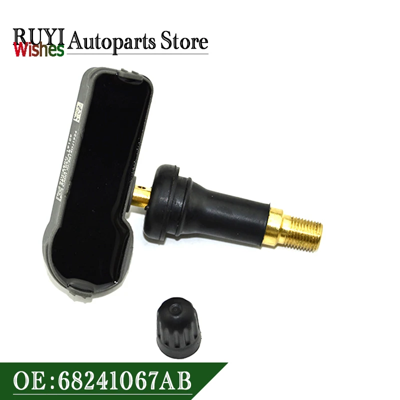 New TPMS Tire Pressure Sensor 68241067AB For Chrysler 300 Dodge Challenger Charger Fiat 500 2010-2015 Jeep Grand Cherokee 433MHz