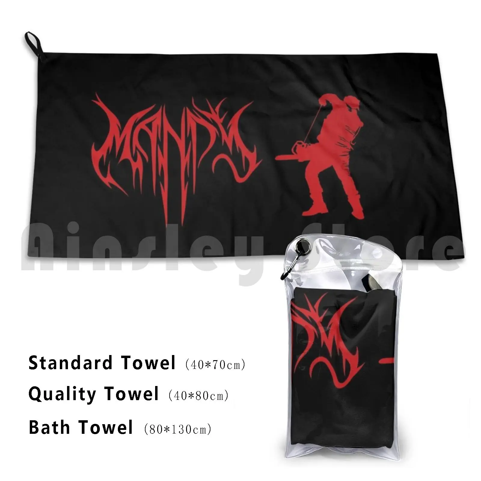 Mandy Red Bath Towe…