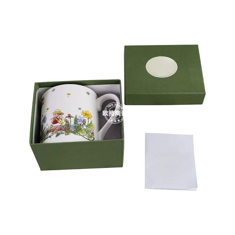 كوب قهوة فنجان شاي مع صحن عظم صيني مثالي للاستخدام اليومي في المنزل وشاي بعد الظهر والديكور