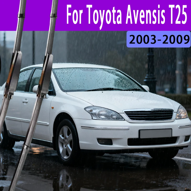 

For Toyota Avensis T25 2003-2009 2004 2005 2006 2007 2008 Front Windshield Wiper Blades 2pcs Windscreen Window Accessorie 24"16"