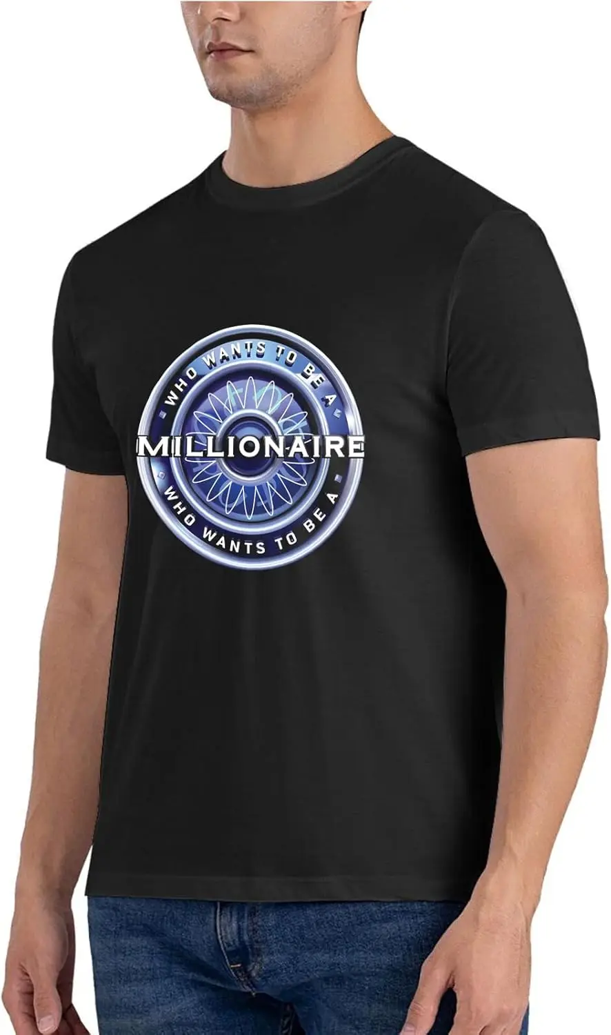 Who Wants to Be a Millionaire 1998 Classic Movies TV Show Poster Contton t Shirt for Mens Fashion tees