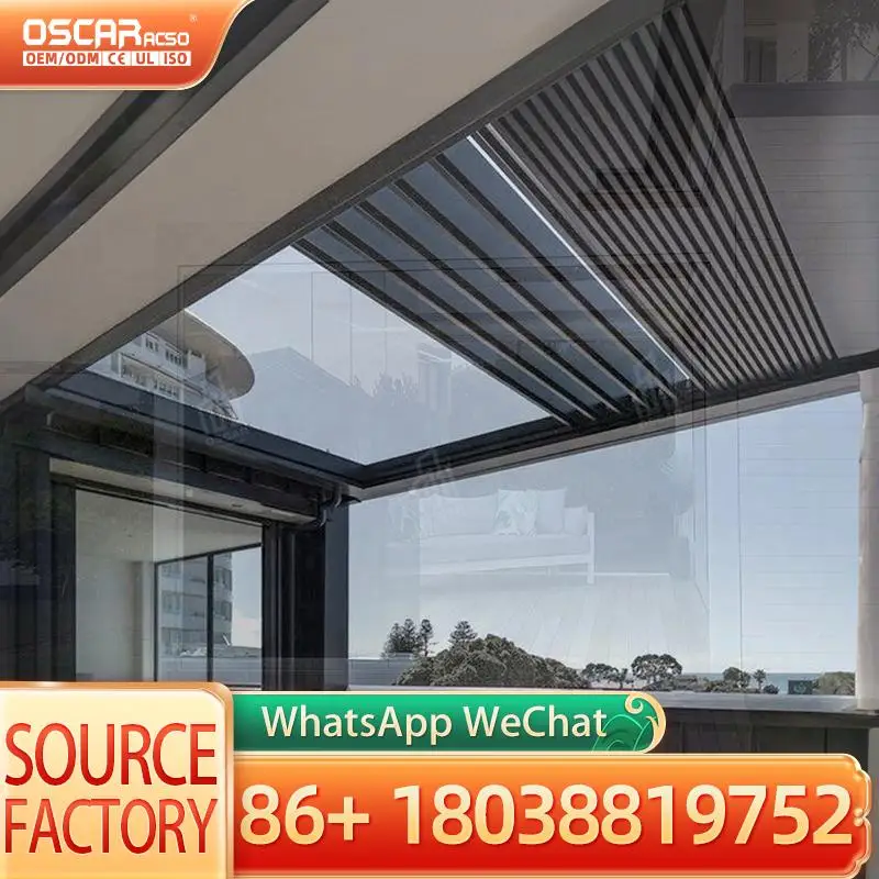 Powder Coated Aluminium Pergola Customizable Sizes Balcony Patio Garden 4x4m 3x4m 25x5m pergolas