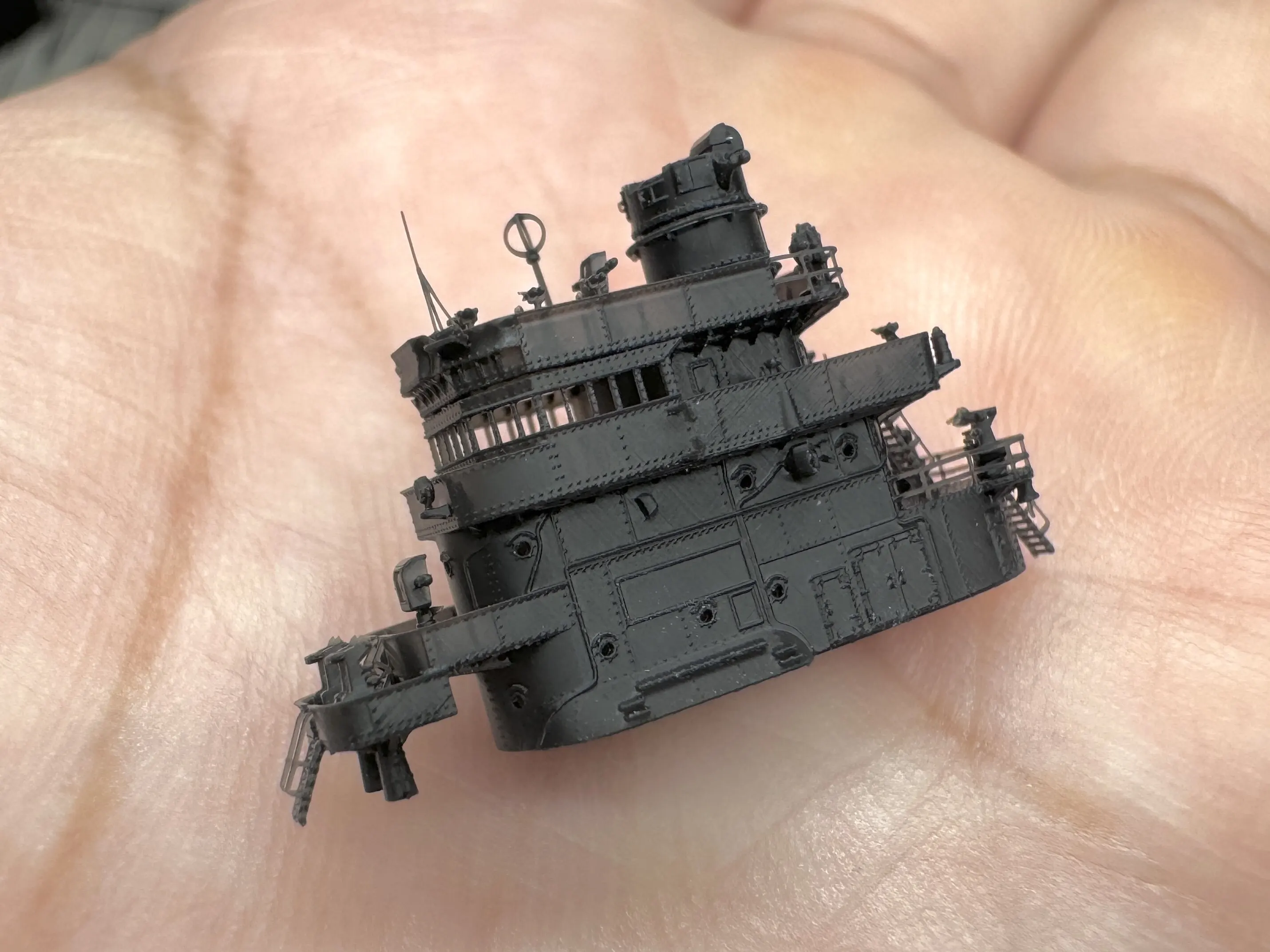 

MUYI MODEL R700058 1/700 SHOKAKU BRIDGE Super detailed 3D-Print Part