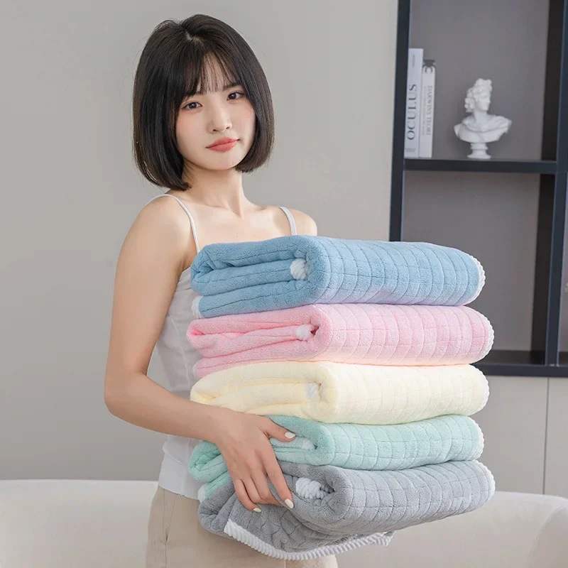 Super Large Baths Towels High quality thicken Coral velvet bath towel Soft Comfort super Quick Absorbent Bath Towel 80x150cm