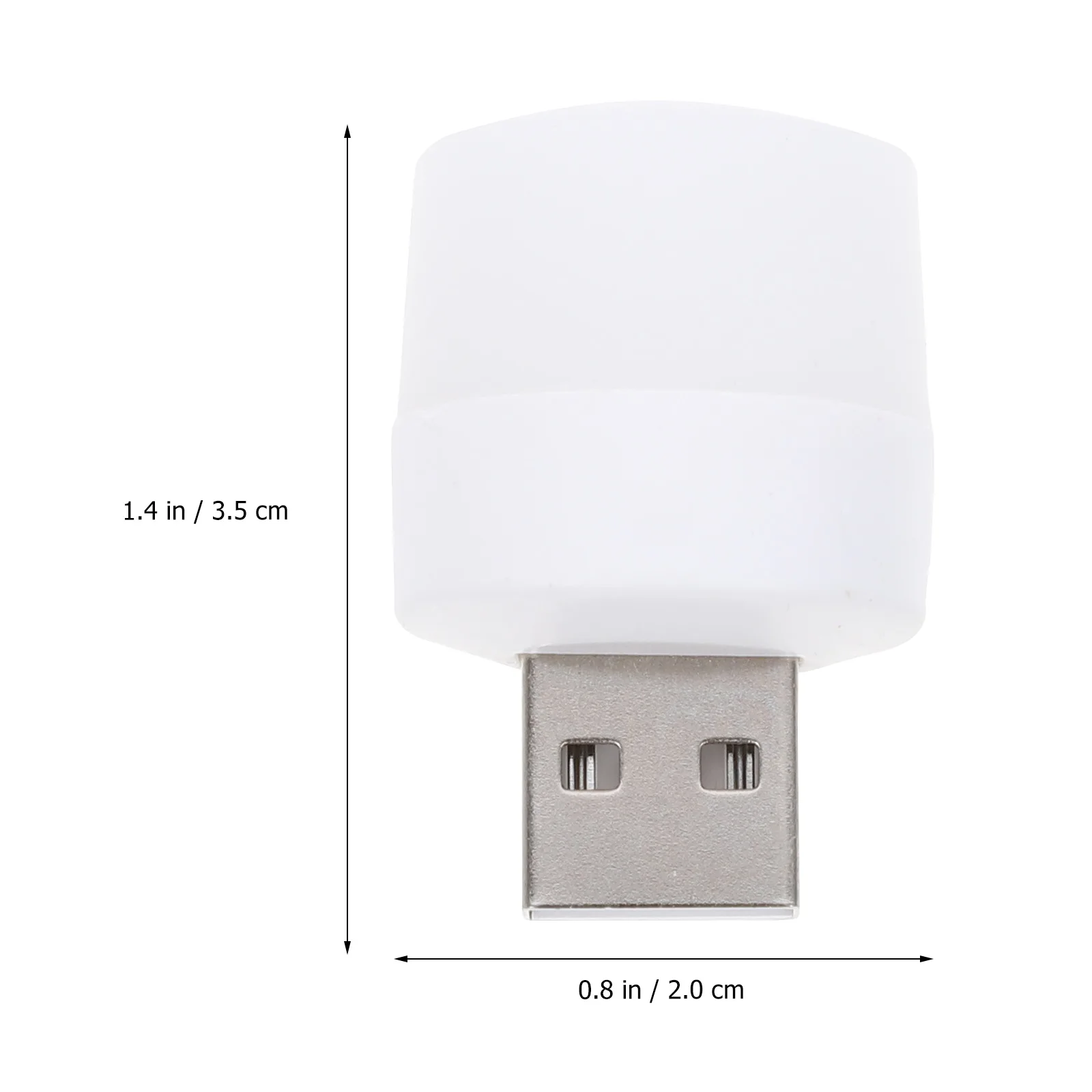 

10 Pcs USB Night Lamp Mini Plastic Car Travel Laptop High Brightness Auxiliary Lighting Frosted Shade Portable LED Night