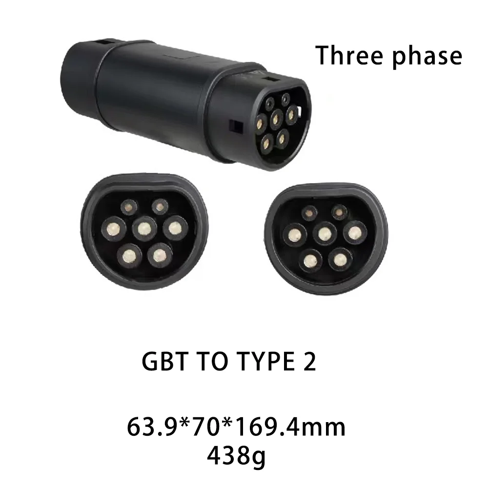 New 32A 3-Phase 7KW To 22KW EV Adapter Chinese EV Station Of GB/T Type 2 IEC 62196-2 Car Charger Condition New