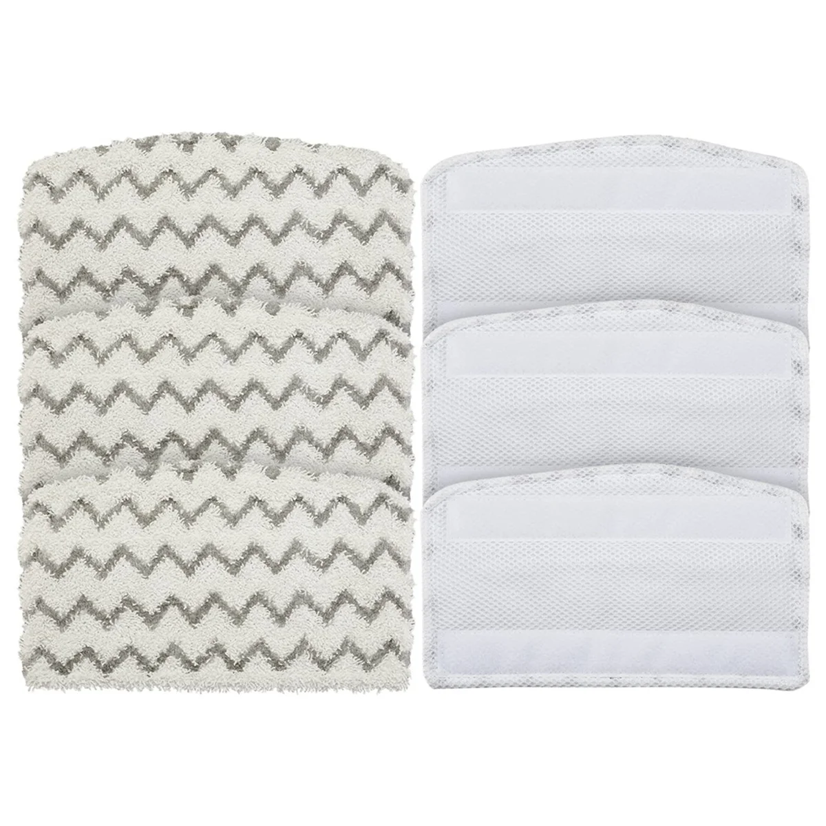 モップ 6 個交換用スチームモップパッド スチームモップ S1000UK ポケットモップ用、洗って再利用可能なマイクロファイバーパッド