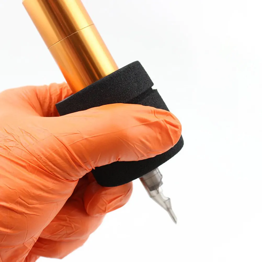 

5Pcs Tattoos Grip Cover Supple Sponge Handle Sleeve Non-Slip Long-Lasting Tattoo Pen Wrap Ergonomic Design for Artists