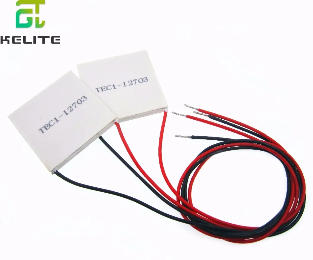 HAILANGNIAO 10PCS TEC1-12703 Heatsink Thermoelectric Cooler Cooling Peltier Plate Module