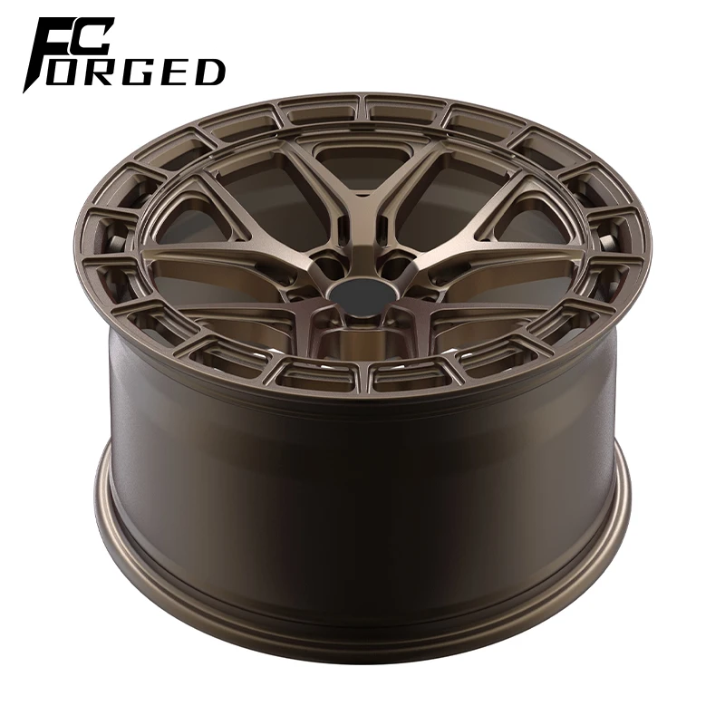 Low MOQ One Piece Machine Face 19 Inch Multi Spoke 5x114.3 Forged Alloy Aluminum Wheels Rims for GSF