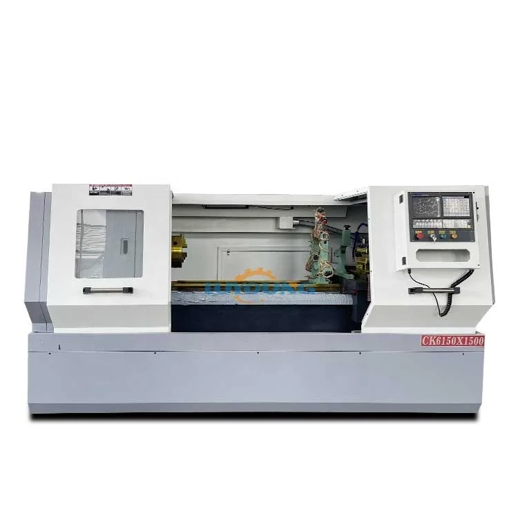 Chinese CK6150 CNC Automatic Horizontal Flat Bed Lathe Hine For Hinery Repair Shops