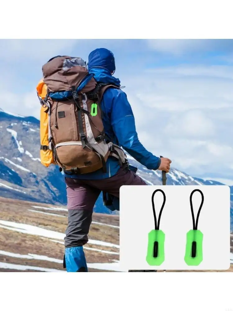 

Glows in Dark Zippers Pull for Traveling Handbag Luggage Glowing Zippers Pull Cord Extender Glowing Zippers Puller Head