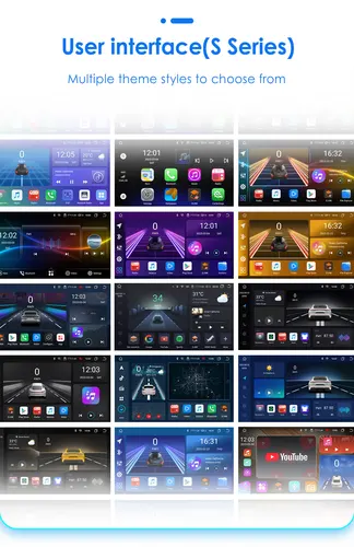 Imagen 2 del producto Radio Multimedia con GPS para coche, reproductor con Android, Carplay inalámbrico, 10,1 pulgadas, Universal, BT, RDS, para VW, Nissan, Toyota, Volkswagen, Hyundai, KIA
