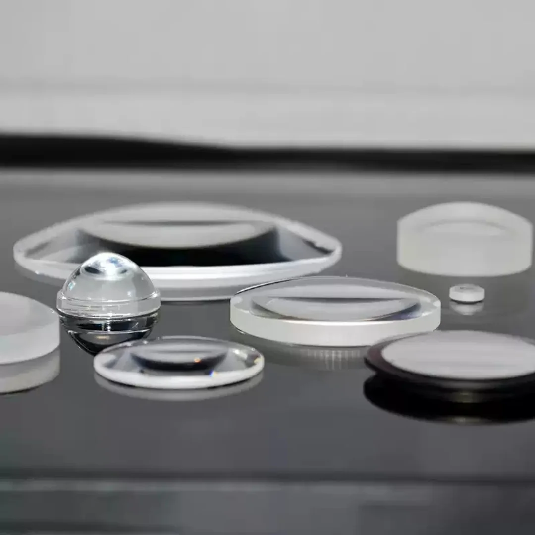 K9 Glass Diameter 50 52 55.5 60 63 70 80 90mm Plano Convex Lens Focus Imaging Stage Light LED Lens Student Physics Experimenta
