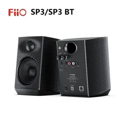 FiiO SP3 / SP3 BT High Fidelity Active Desktop Speakers 30*2/10W*2 3.5-inch Carbon Fiber Midwoofer Power Output