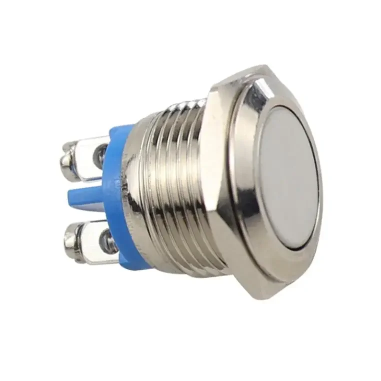 Brand New Switch Push Button 18mm Head Diameter 3-220V Normally Open Waterproof 1 A 1 Pcs 16mm Installation Size