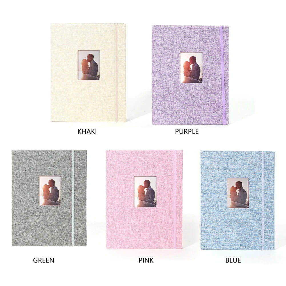 3 นิ้วเก็บภาพ Photocard ผู้ถือกันน้ํา 208 กระเป๋า Mini Instant อัลบั้มภาพการออกแบบสายรัดสําหรับ Photo Business Card