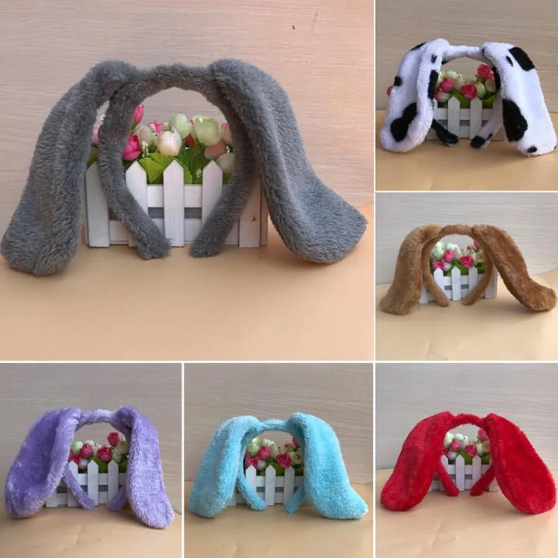 ダリシャンぬいぐるみ犬の耳のヘッドバンド、動物のヘアバンド、ハロウィーンの装飾、コスプレ、誕生日プレゼント、パーティー