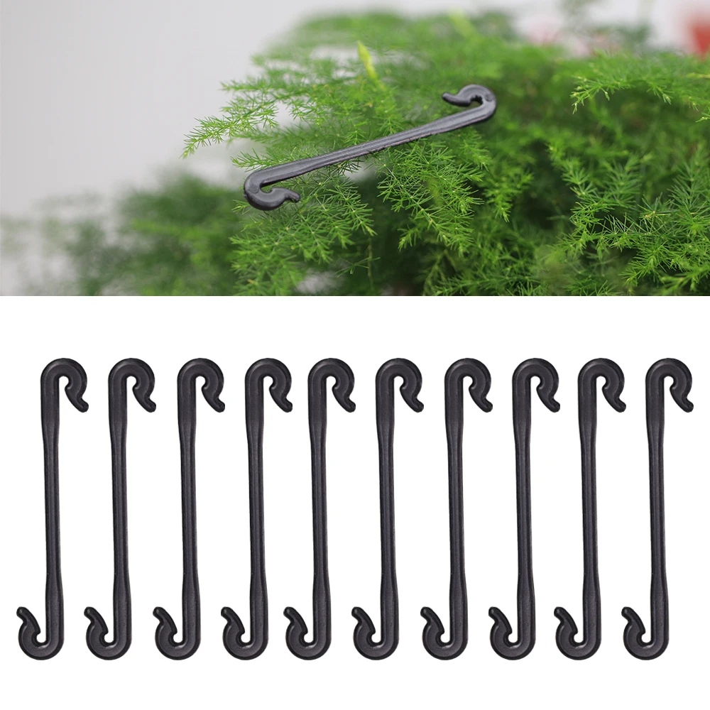 

100PCS Plants Vines Fixed Clips Bundled Buckle Grapevines Vegetable Strapping Greenhouse Stems Fixing Ring Fasteners tool