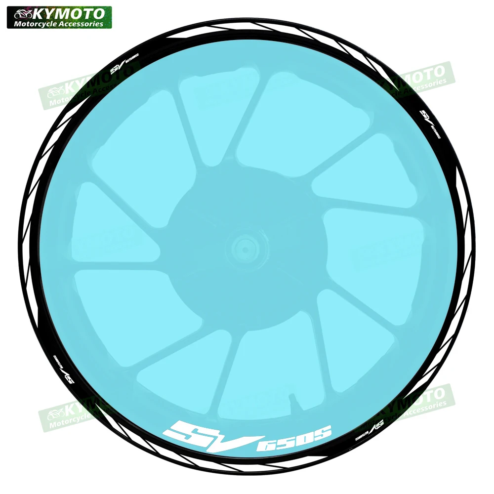 

Аксессуары для гоночных мотоциклов, 17-дюймовые наклейки на передние и задние колеса, светоотражающие наклейки на ступицу, подходят для SV650S SV 650S