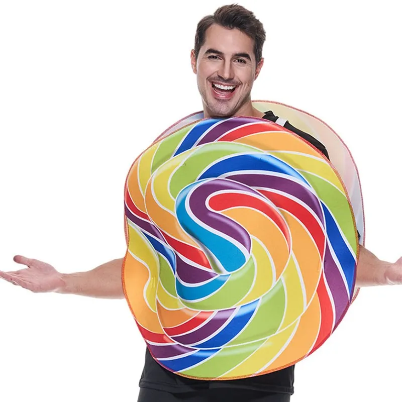 Zabawny kostium na Halloween Cukierki Lolita Stroje na doroczne spotkanie Kostium na występ z cukierkami Damskie etniczne stroje sceniczne