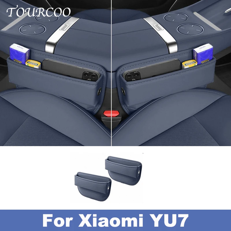 

For Xiaomi YU7 2025 2026 Car Seat Gap Storage Box Seat Multifunction Gap Auto Interior Accessories