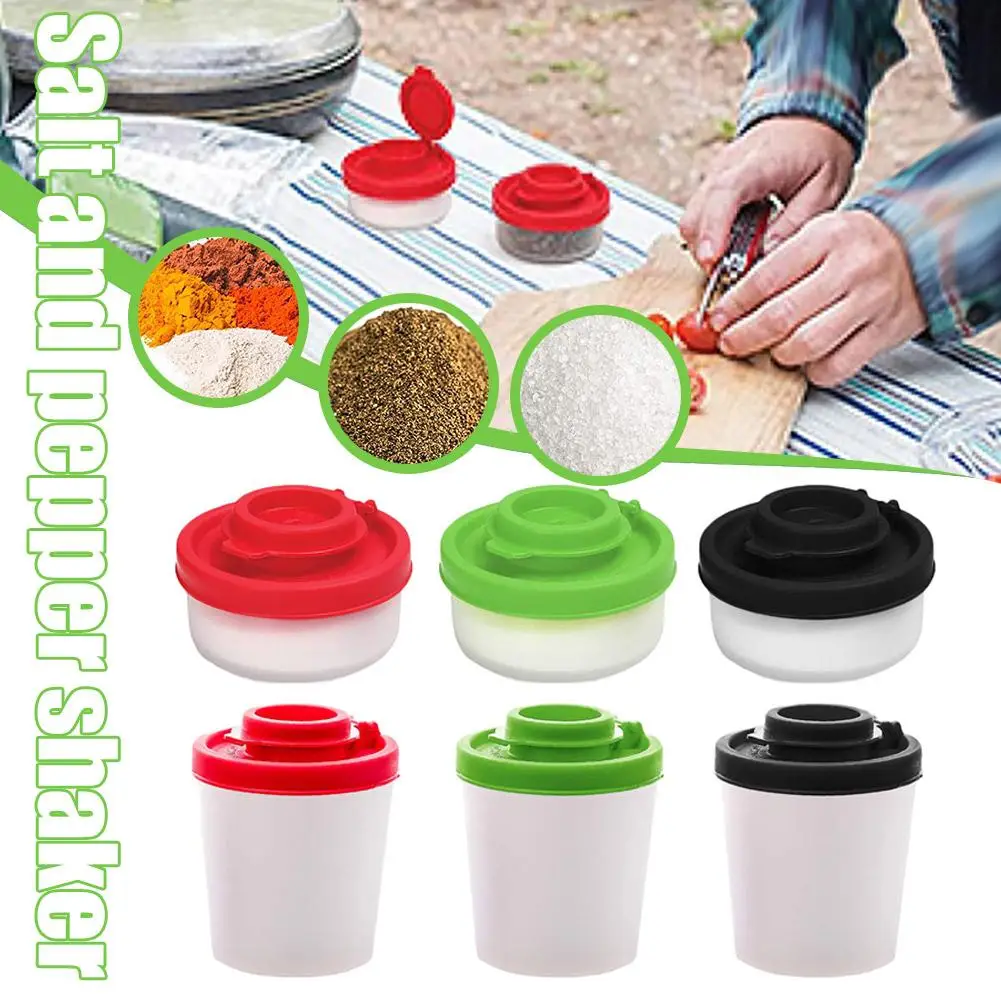 Mini Seasoning Jar Portable Salt Pepper Seasoning Box Outdoor Cooking Tank Supplie Condiment Storage Camping Accessories