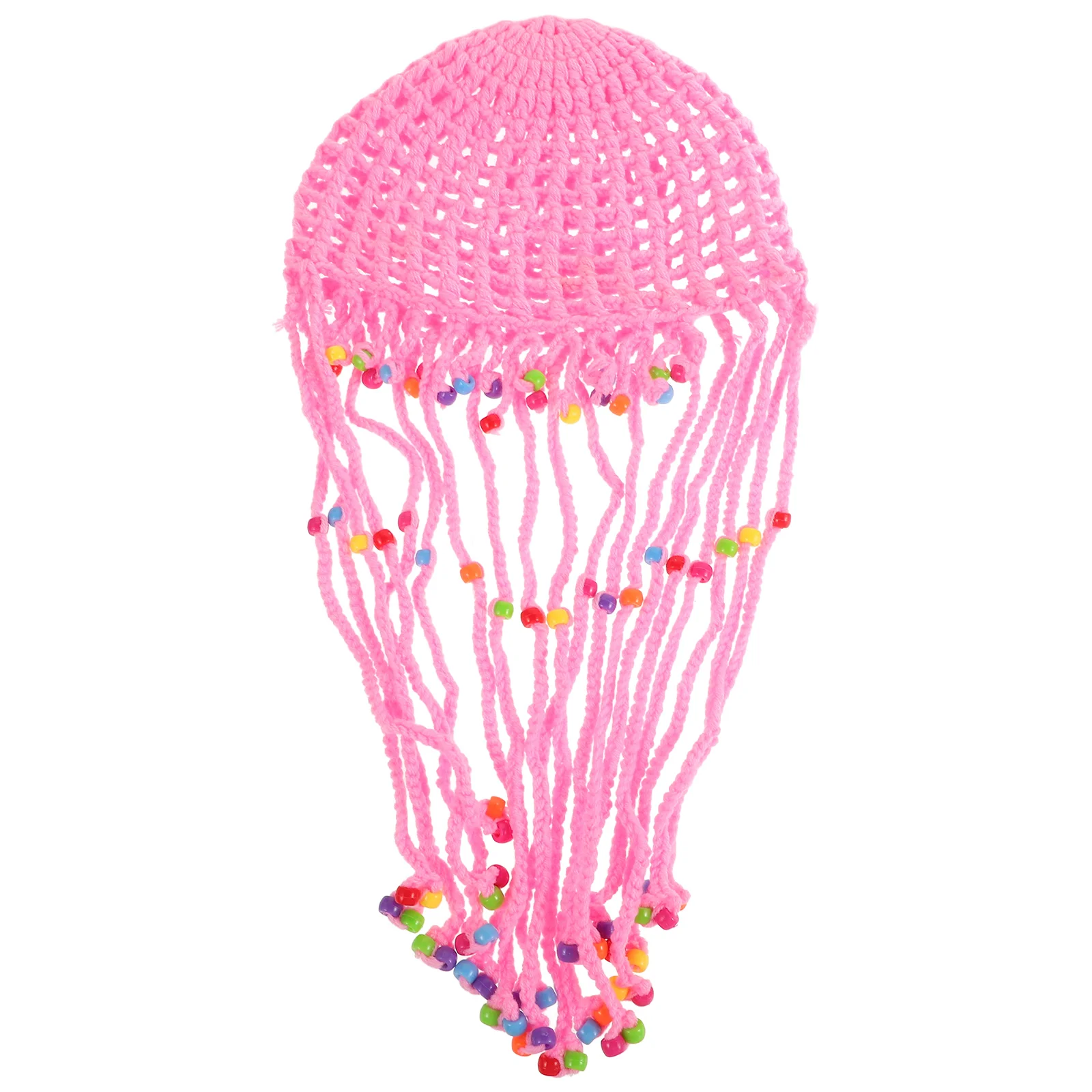 

Crochet Beanie Hat H woven Hollow Knit Cap Beach Bucket Vintage Boho Hats Breathable Tassel Chemotherapy Cowgirl Style