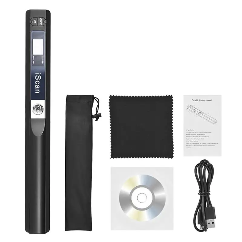 To Creative iScan Portable Handheld Mobile Portable Document Scanner 900DPI Type-c LCD Display Support JPG/PDF Format Selection