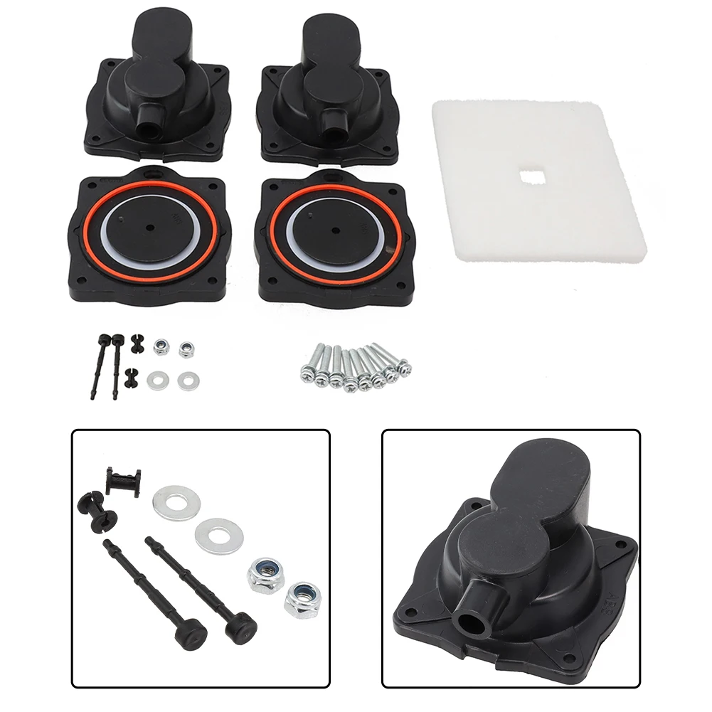 

Brand New Rebuild Repair Kit For HP80 HP60 Air Filter Air Pump Retrofit Complete Kit Diaphragm Plastic Safety Screws