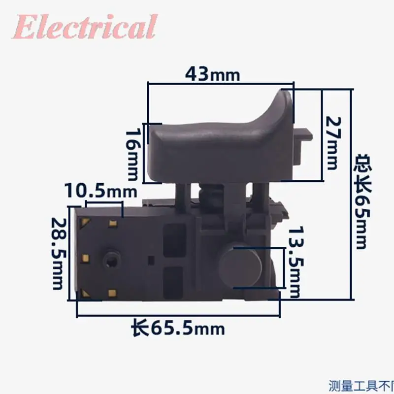 1pc Used For Makita HR2470 Trigger Switch Electric Drill Hammer Speed Control Switch AC250V/6A