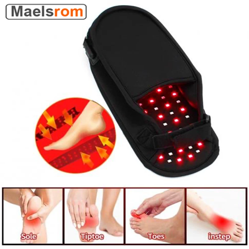 

LLLT Red and Infrared Light Therapy Slippers 90 LED Full-Coverage Soothing Foot Pain Relief Anytime Anywhere Foot Massage Shoes