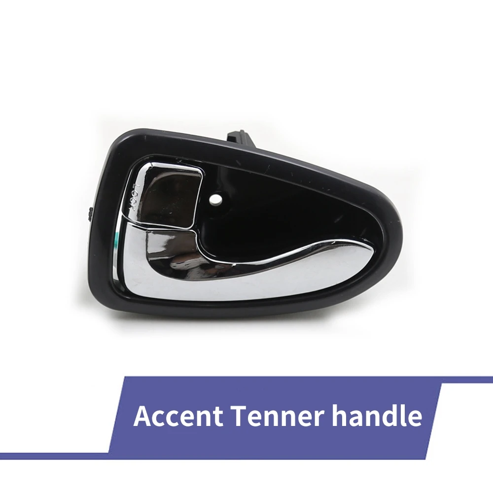 

4PCS Car Inner Door Handle Interior Door Knob For Accent 2001-2006-A61E