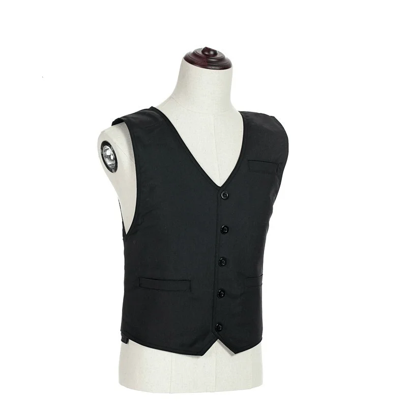 Safety Protection V Neck Cut Resistant Black Vest Cut Resistant T-Shirt Business Men Soft Vest